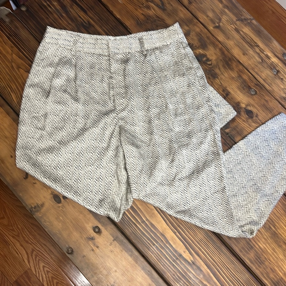 See u Soon off white silk pants with black dots. Size 8. NWT